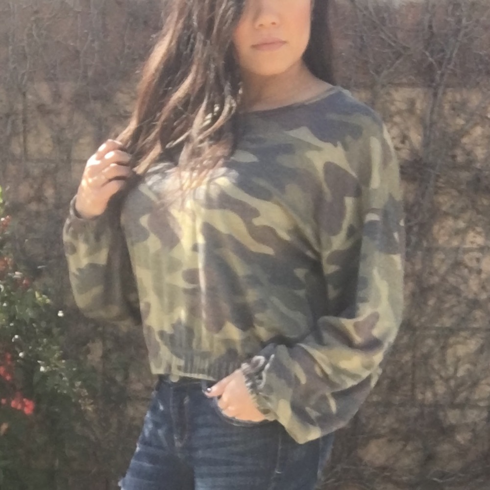 Piphany camo Perry sweater